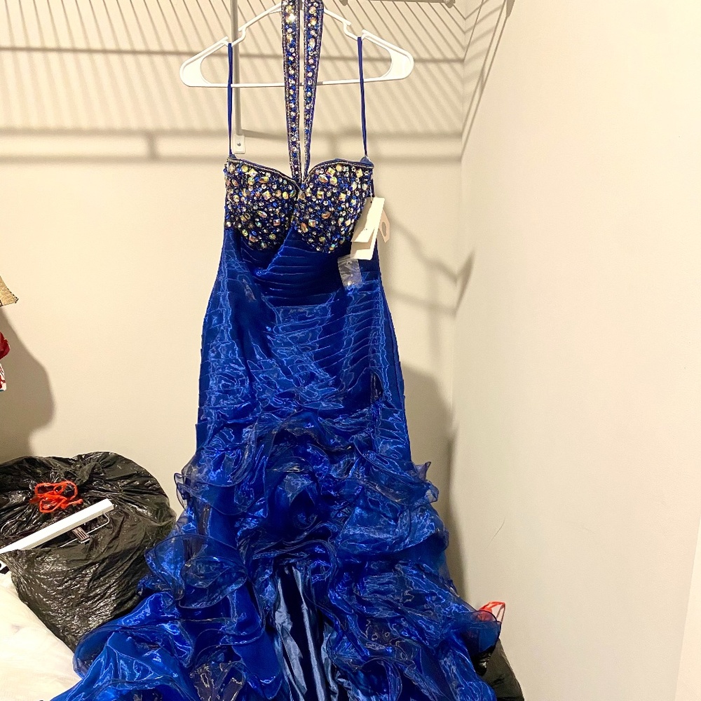 Ruffles Women Gown Dress